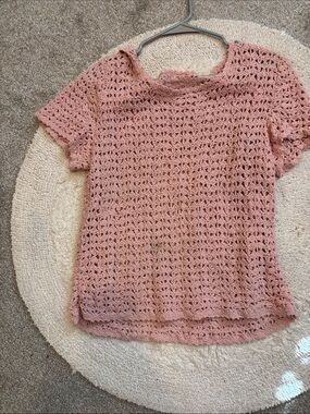 Knit crochet sweater